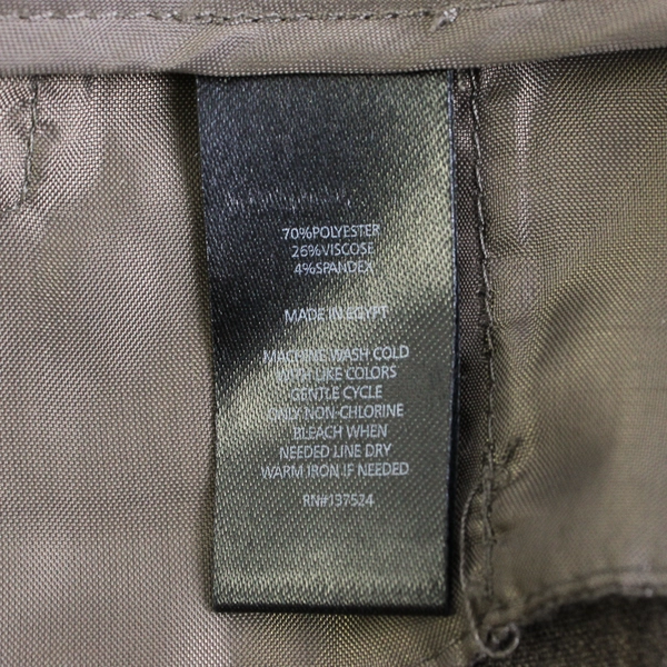 Express Edition Solid Brown Color Business Dress Pants Women's Size 8