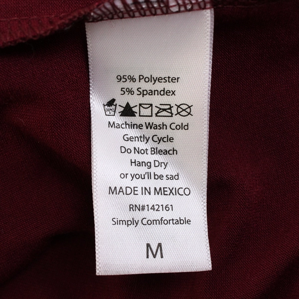 LuLaRoe Rainbow Graphic Red Ringer T-Shirt Women's Medium