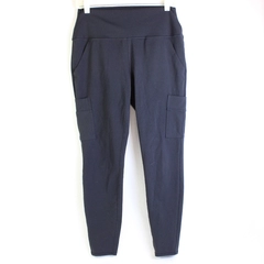 Spyder Active Solid Black Color Leggings W/ Pockets Women's Size L