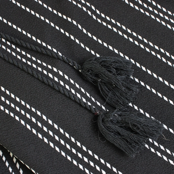 Hot Miss Black & White Patterned Loose Fit Pants Elastic Waist Womens Size 1X