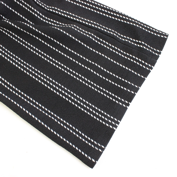 Hot Miss Black & White Patterned Loose Fit Pants Elastic Waist Womens Size 1X