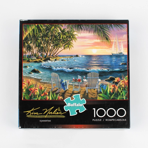 Kim Norlien Ocean Beach Sunset Summertime 1000 Piece Jigsaw Puzzle Buffalo