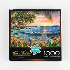 Kim Norlien Ocean Beach Sunset Summertime 1000 Piece Jigsaw Puzzle Buffalo