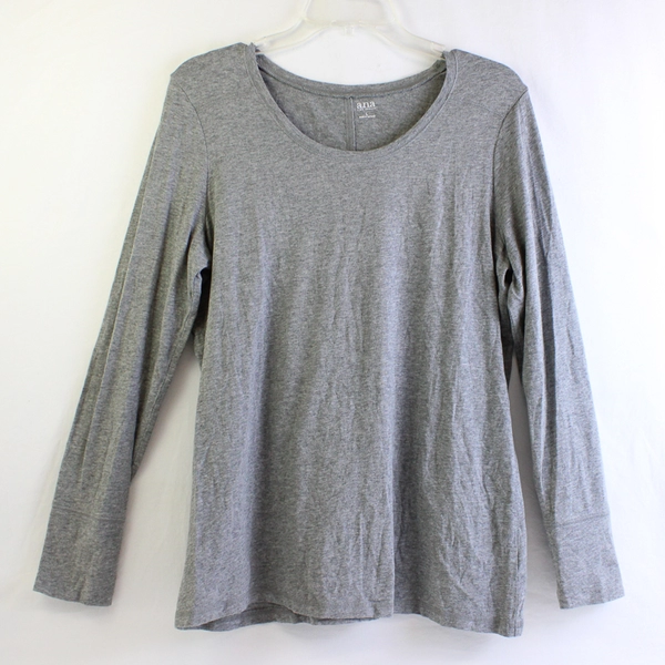 A New Approach Gray Long-Sleeve T-Shirt Women's Size Large