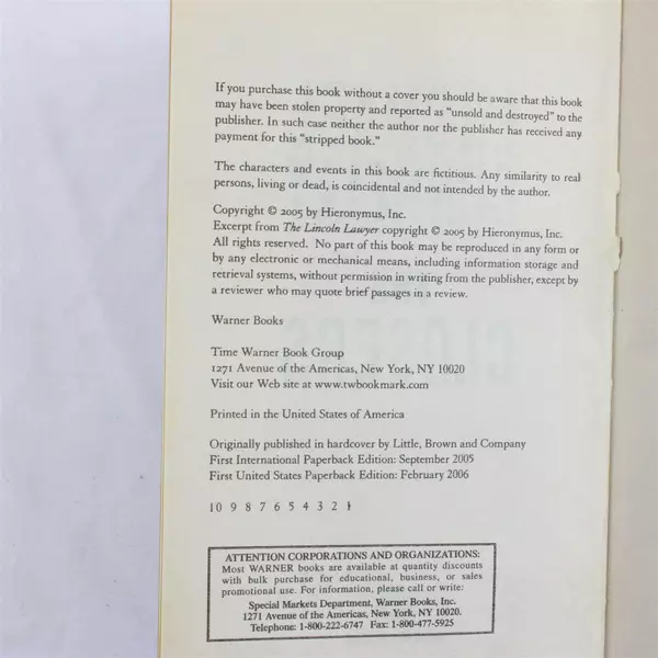 The Closers Paperback Book by Michael Connelly Good Pre-Owned Condition