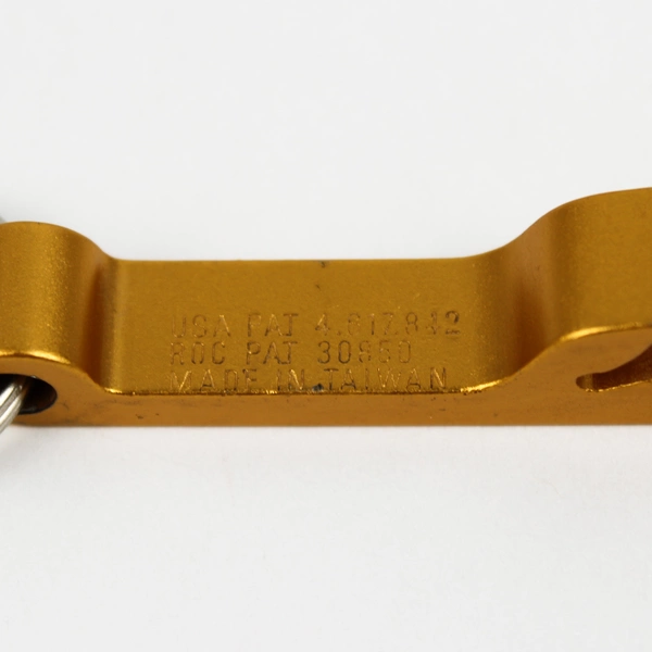 Vintage Reno Casino Golden Bottle Opener Keychain Harold's Club