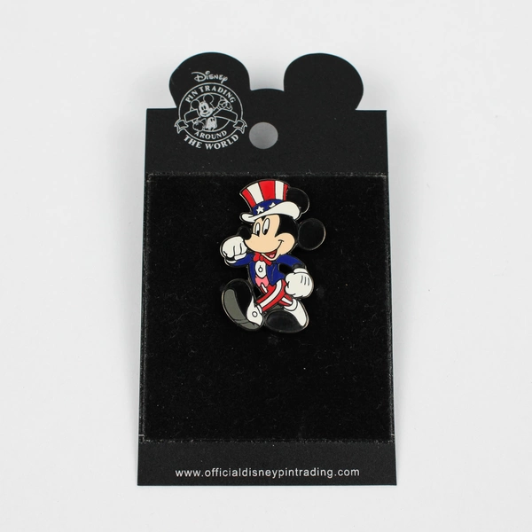 Uncle Sam Mickey Mouse Marching Patriot Disney Pin DLR Pin Trading 2002