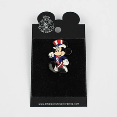 Uncle Sam Mickey Mouse Marching Patriot Disney Pin DLR Pin Trading 2002