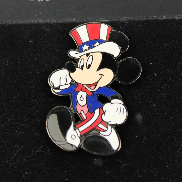 Uncle Sam Mickey Mouse Marching Patriot Disney Pin DLR Pin Trading 2002