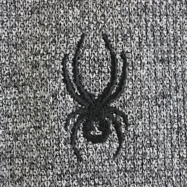 Spyder Gray/Black Mock Turtleneck Quarter Zip Long Sleeve Jacket Men's Size S