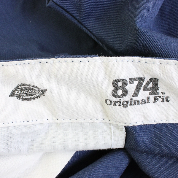 Dickies Navy Blue 874 Original Fit Work Pants Men's Size 42x30