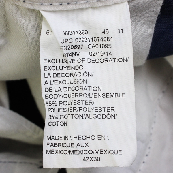 Dickies Navy Blue 874 Original Fit Work Pants Men's Size 42x30