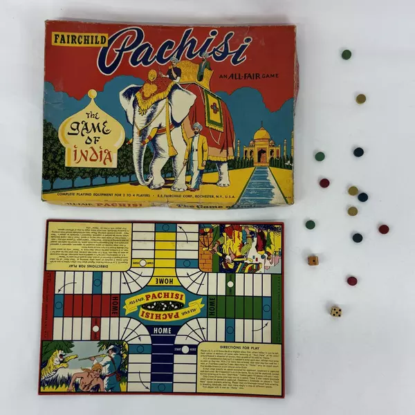 Fairchild Pachisi the Game Of India All Fair Game Incomplete Parts or Repair
