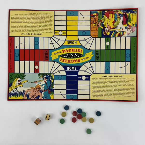 Fairchild Pachisi the Game Of India All Fair Game Incomplete Parts or Repair