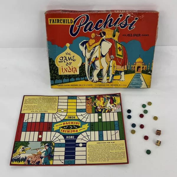 Fairchild Pachisi the Game Of India All Fair Game Incomplete Parts or Repair