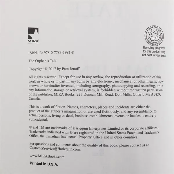 The Orphan's Tale: A Novel by Pam Jenoff Paperback Good Pre-Owned Condition