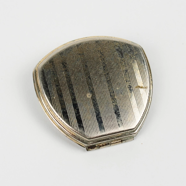 Handheld Miniature Pocket 3.75” Mirror Folding Victorian Vintage