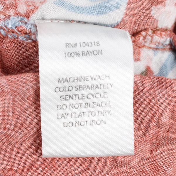 Derek Heart Short Pink and Blue Floral Dress Women's Size XL