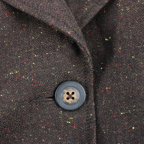 Sag Harbor Brown Peacoat Green and Pink Flecked Women's Size 16W