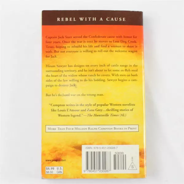 North to the Salt Fork by Ralph Compton a Paperback Western Adventure Book