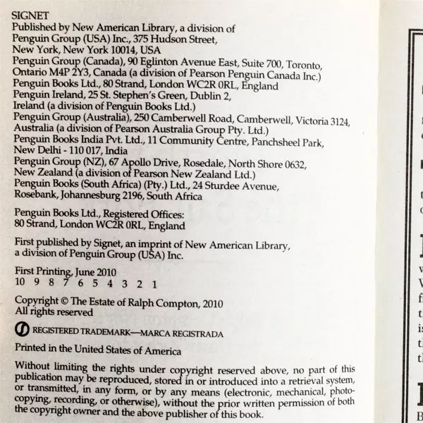 North to the Salt Fork by Ralph Compton a Paperback Western Adventure Book