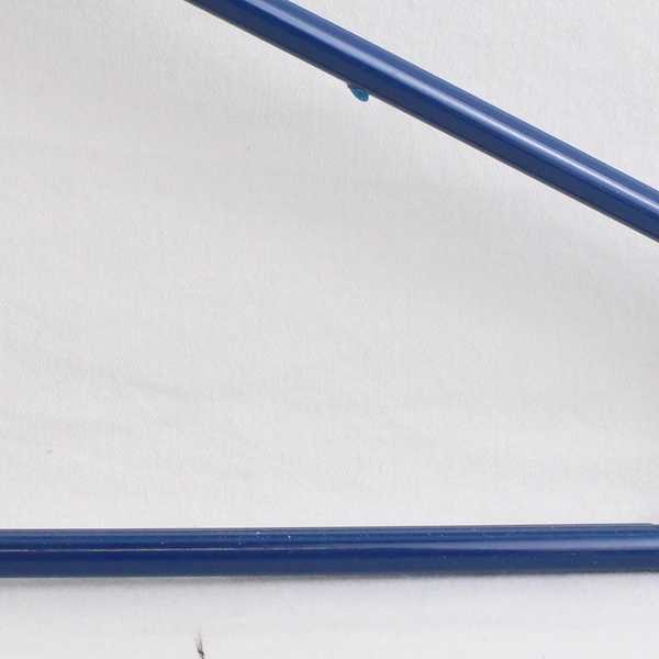 Lot of 10 Blue Opaque Plastic Hooked Clothing Hangers