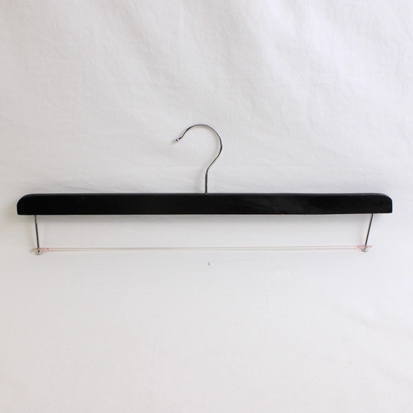 Lot of 5 Black and Silver Pant Hangers