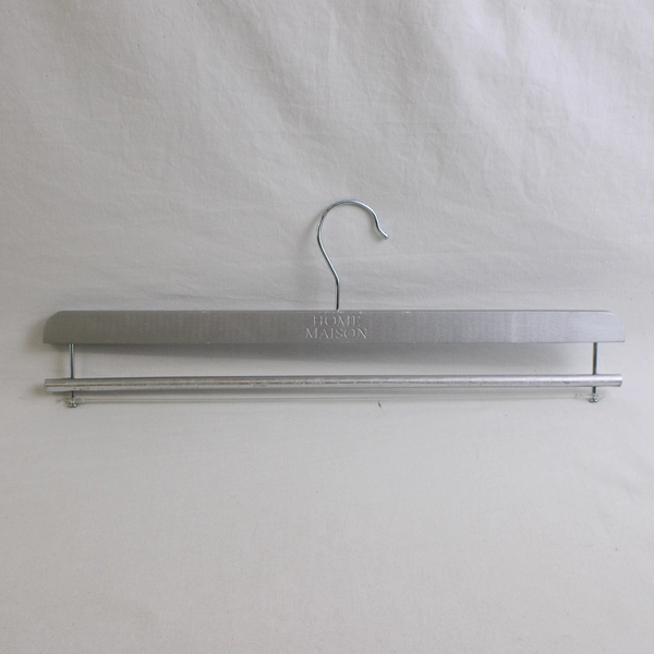 Lot of 5 Black and Silver Pant Hangers