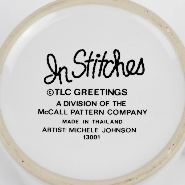 McCalls Mug So Much Fabric So Little Time Sewing Vintage In Stitches Cup