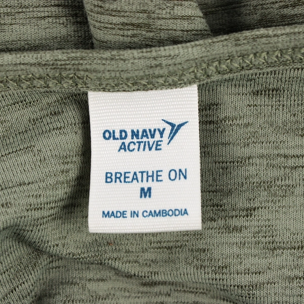 Old Navy Active Women's M Heather Green Cross Front Jumpsuit