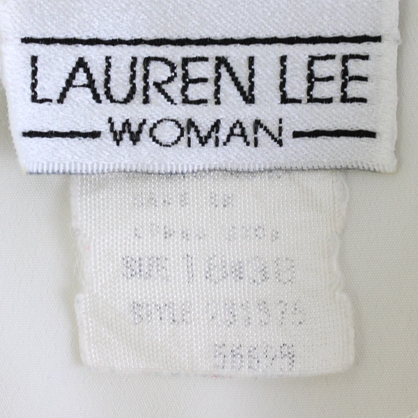 Lauren Lee Women's 18 White Chiffon Blouse