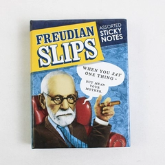 Freudian Slips Sticky Notes Sigmund Freud Themed Booklet with Self-Sticky Notes