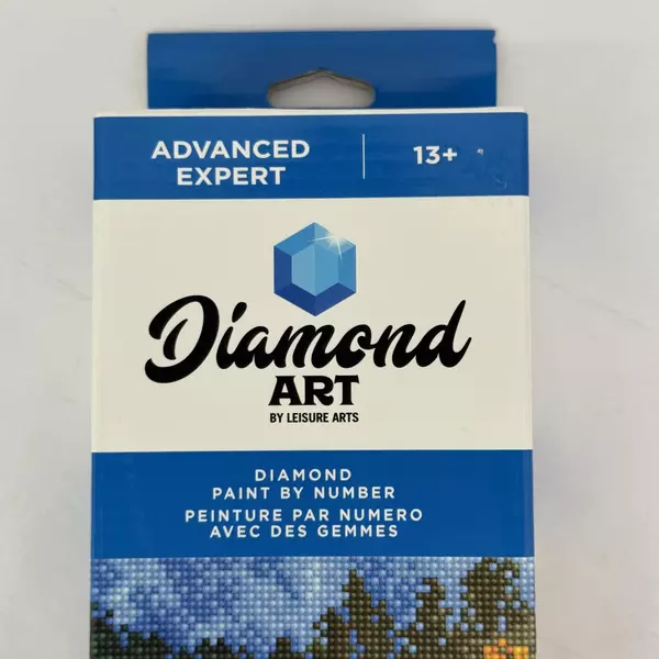 Diamond Art By Leisure Arts DIamond Paint By Number Kit 16"x20" Multnomah Falls