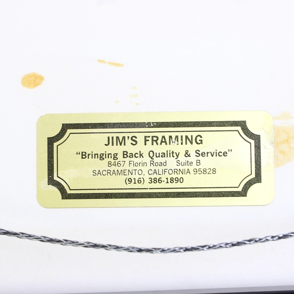 Framed & Matted Photographic Print of Pale Lilies 10.25 x 14.25 Portrait Size