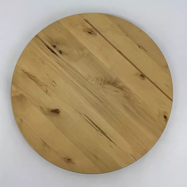 15 Inch Rotating Round Pine Lazy Susan