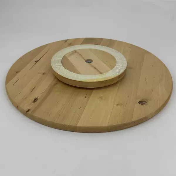 15 Inch Rotating Round Pine Lazy Susan