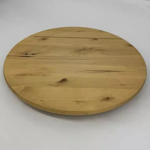 15 Inch Rotating Round Pine Lazy Susan