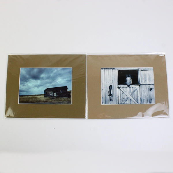 Lot of 4 New Rustic/Horse/Barn Scenes Matted Photographs 8x10"