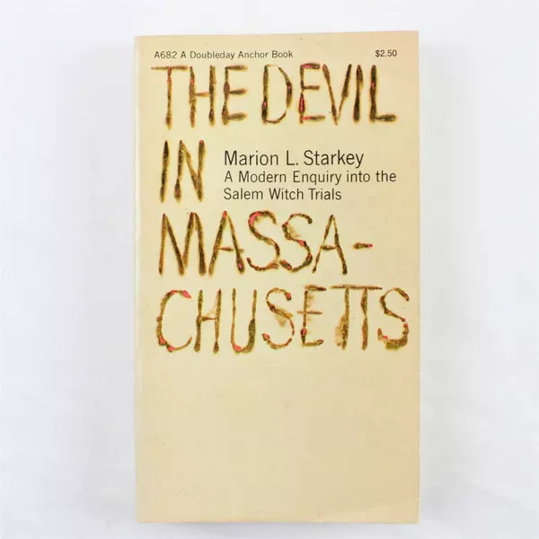 The Devil in Massachusetts Marion L. Starkey 1969 Hardcover Book Good Condition