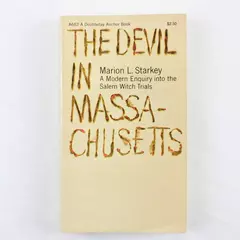 The Devil in Massachusetts Marion L. Starkey 1969 Hardcover Book Good Condition