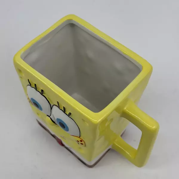 2022 Viacom Nickelodeon SpongeBob SquarePants Ceramic Square Coffee Mug