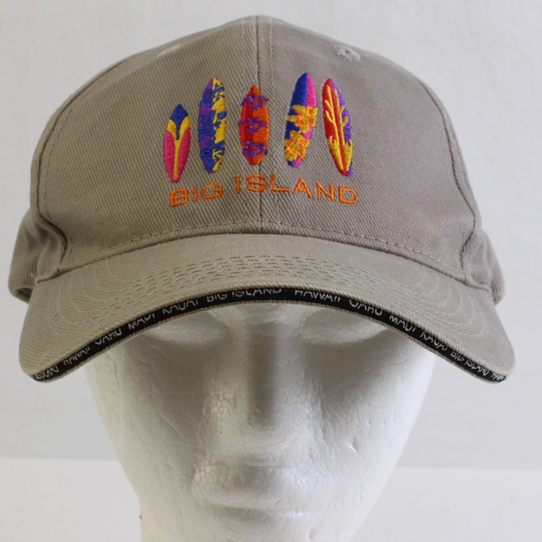 Hawaiian Headwear "Big Island" Embroidered Baseball Cap One Size Fit Most