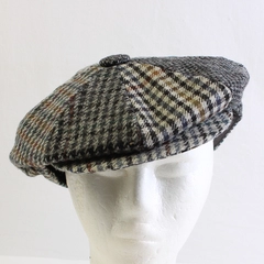 Country Club By Gelfer Scotland 7.5" Newsboy Cap Gray Multicolor One Size