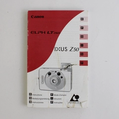 Owners Manual for Canon Elph LT260, IXUS Z50 Camera 