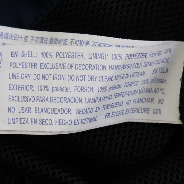 FOREVER 21 Women's S Dark Blue Hooded Rain Jacket with Gold Hardware