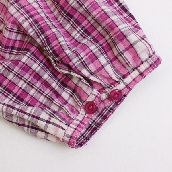 Roaman's Pink/Purple Plaid Long Sleeve Button Up Top Women's Size 24W