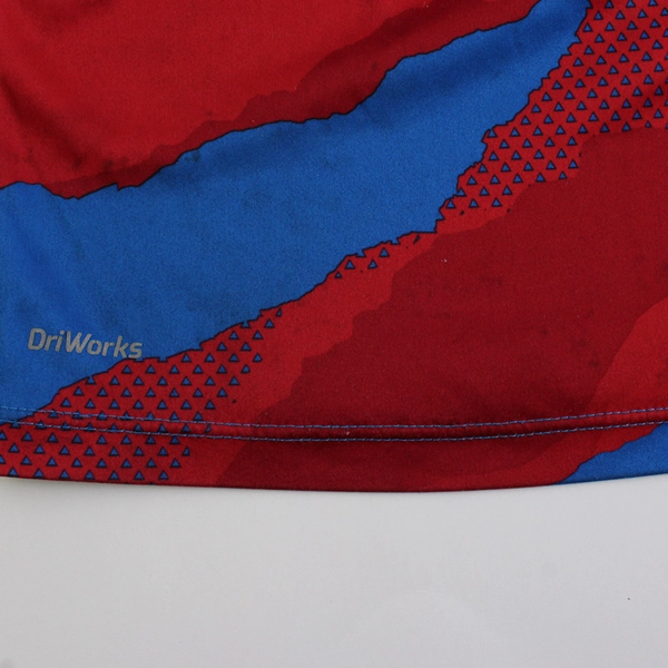 Athletic Works Red/Blue Short Sleeves Activewear Top Youth XL (14-16)