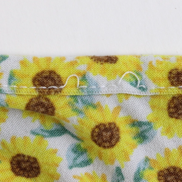 NOBU Women's Sunflower Floral Pattern Short Sleeve Shirt Junior Size L (11-13)