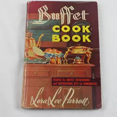 Vintage Buffet Cook Book By Lora Lee Parrott a Zondervan Publication HC