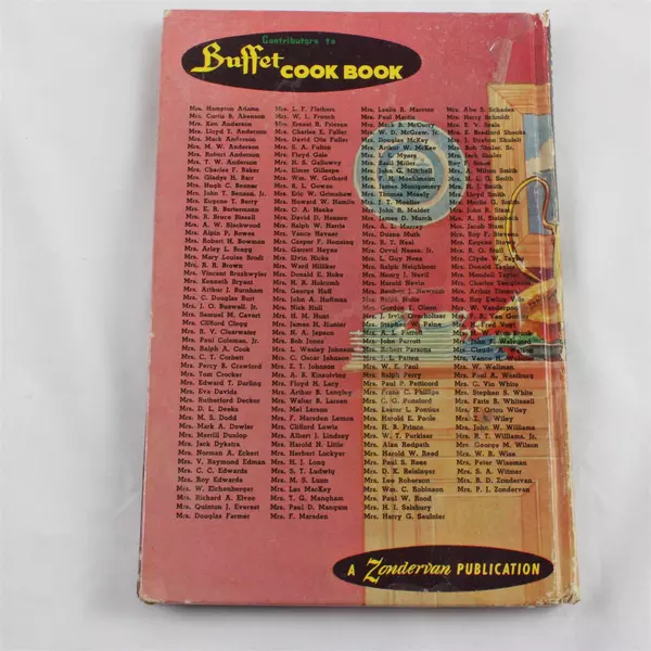 Vintage Buffet Cook Book By Lora Lee Parrott a Zondervan Publication HC